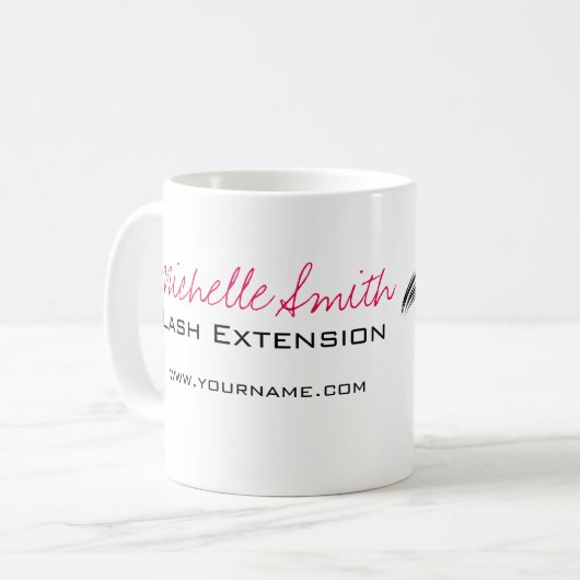 Eye Sketch Mascara Kaffeetasse (Vorderseite Links)