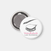 Eye Sketch Mascara Lash Extension Magnet (Vorderseite/Rückseite)