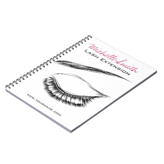 Eye Sketch Mascara Lash Extension Notizblock (Linke Seite)