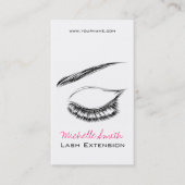 Eye Sketch Mascara Lash Extension Visitenkarte (Vorderseite)