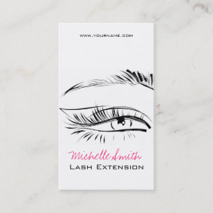 Eye Sketch Mascara Lash Extension Visitenkarte