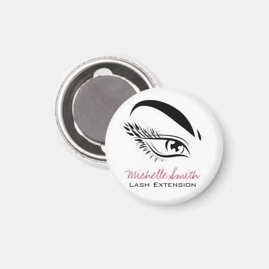 Eye Sketch Mascara Magnet (Vorderseite/Rückseite)