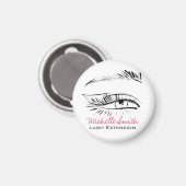 Eye Sketch Mascara Magnet (Vorderseite/Rückseite)