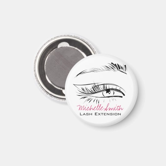 Eye Sketch Mascara Magnet (Vorderseite/Rückseite)