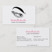 Eye Sketch Mascara Visitenkarte (Vorne/Hinten)