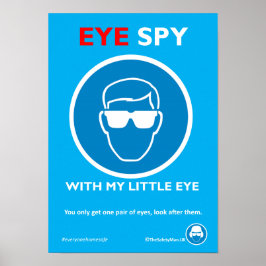 Eye Spy Safety Brillen Poster
