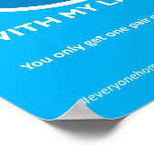 Eye Spy Safety Brillen Poster (Ecke)