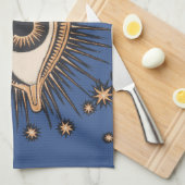 Eye Stars Moon Celestial Nouveau Geschirrtuch (Viertel Falte)