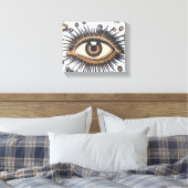 Eye Stars Moon Celestial Nouveau Leinwanddruck (Insitu (Schlafzimmer))