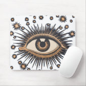 Eye Stars Moon Celestial Nouveau Mousepad (Mit Mouse)