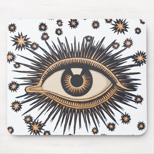 Eye Stars Moon Celestial Nouveau Mousepad (Vorne)