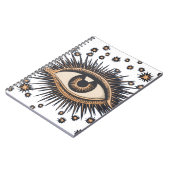 Eye Stars Moon Celestial Nouveau Notizblock (Linke Seite)