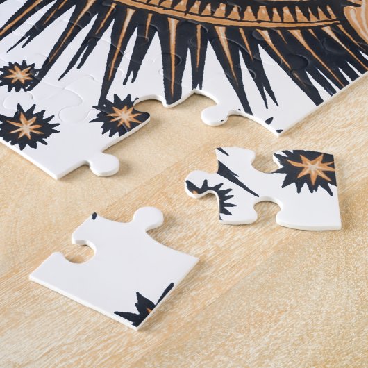 Eye Stars Moon Celestial Nouveau Puzzle (Seite)