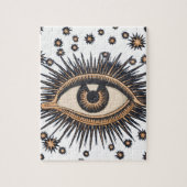 Eye Stars Moon Celestial Nouveau Puzzle (Vertikal)