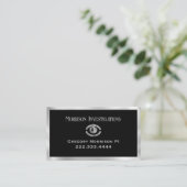 Eye Symbol Private Investigation Business Card Visitenkarte (Stehend Vorderseite)