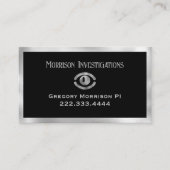 Eye Symbol Private Investigation Business Card Visitenkarte (Vorderseite)