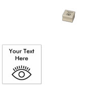 Eye Symbol Rubber-Briefmarke Gummistempel (Stempel)