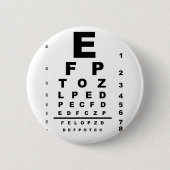 Eye Test Chart Button (Vorderseite)