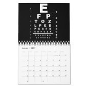 Eye Test Chart Kalender (Jan 2027)
