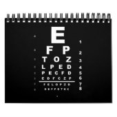 Eye Test Chart Kalender (Titelbild)