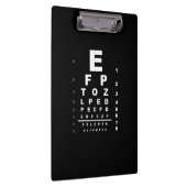 Eye Test Chart Klemmbrett (Rechts)