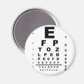 Eye Test Chart Magnet (Vorderseite/Rückseite)