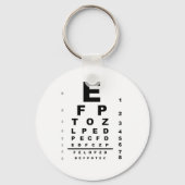 Eye Test Chart Schlüsselanhänger (Vorderseite)