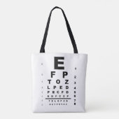 Eye Test Chart Tasche (Rückseite)