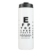 Eye Test Chart Thermosbecher (Vorderseite)