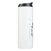 Eye Test Chart Thermosbecher (Nach links gedreht)