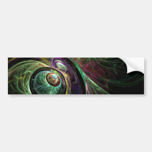 Eye to Eye Abstract Art Bumper Sticker Autoaufkleber