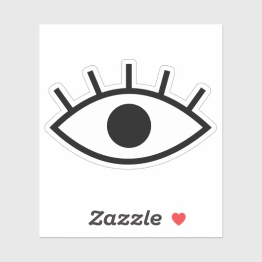 Eye Vinyl Cut Sticker (Blatt)