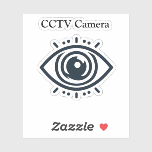 Eye Vinyl Sticker - Einzigartiges Art Decal für La (Blatt)