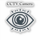 Eye Vinyl Sticker - Einzigartiges Art Decal für La (Vorderseite)