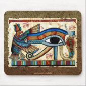 EYE VON HORUS, WADJET ägyptische Mousepad (Vorne)