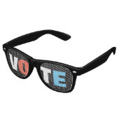 EYE Vote Retro Black Party Brille Partybrille (Schrägansicht)