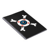 Eyeball-and-Crossbones Notizblock (Rechte Seite)