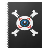 Eyeball-and-Crossbones Notizblock (Vorderseite)