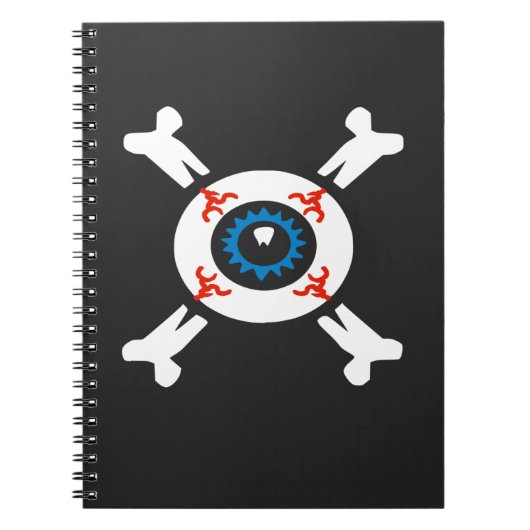 Eyeball-and-Crossbones Notizblock (Vorderseite)