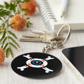 Eyeball-and-Crossbones Schlüsselanhänger (Seite)