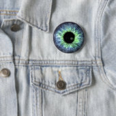 Eyeball Blue Green Gift Hübsch Button (Beispiel)
