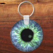 Eyeball Blue Green Gift Hübsch Schlüsselanhänger (Vorderseite)