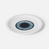 Eyeball Blue Iris auge lustiger Pranke Witz Hallow Pappteller (Schrägansicht)