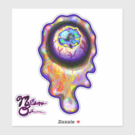 Eyeball Cry Paint Splash Tränen Emoji Sticker