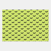 Eyeball Ghost Bat Spooky Niedlich Halloween Muster Geschenkpapier Set (Vorderseite 2)