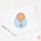 Eyeball Hot Air Ballon Sticker (Umschlag)