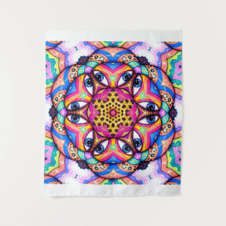 Eyeball Mandala | Psychedelic Wall Tapestry Wandteppich