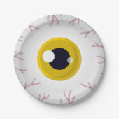 Eyeball Paper Plate Halloween-Party Tableware Pappteller (Vorderseite)