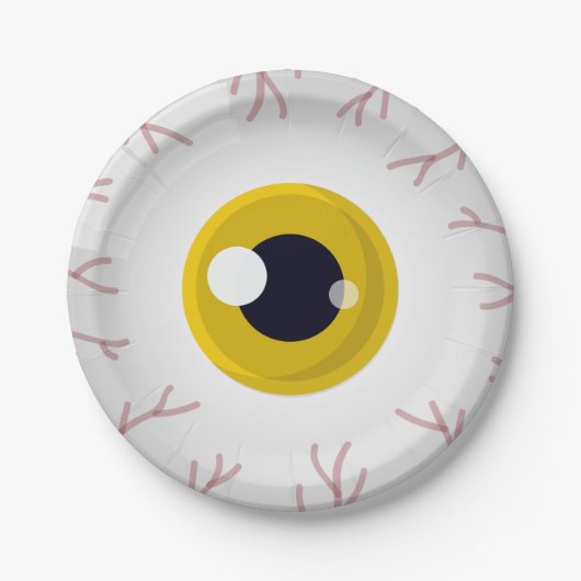 Eyeball Paper Plate Halloween-Party Tableware Pappteller (Vorderseite)