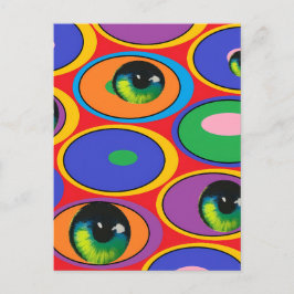 Eyeball Patch Postkarte